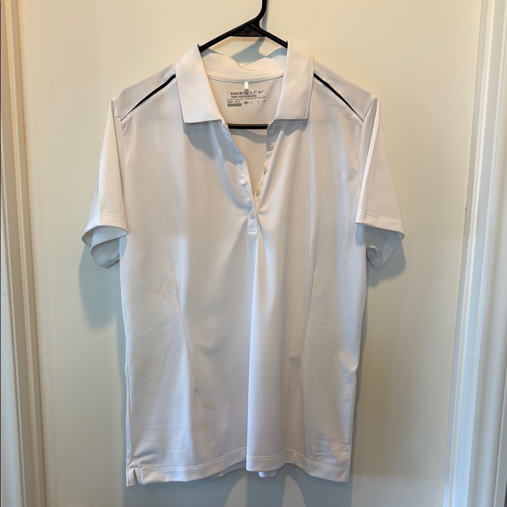 Nike White Polo Shirt